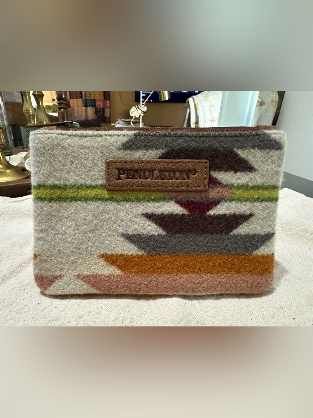 Pendleton wool ID pouch